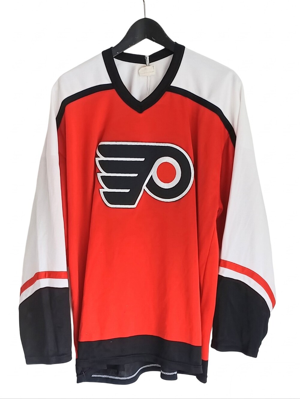 Vtg 90s NHL CCM Philadelphia Flyers Made in Canada Hockey Jersey Mens XL